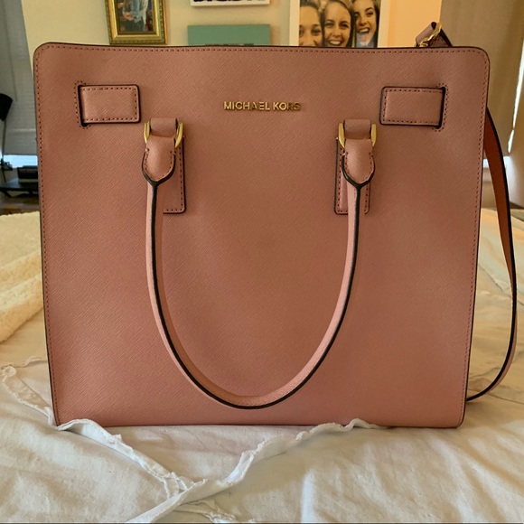 MICHAEL Michael Kors Handbags - Michael Kors Pink Leather Tote Purse